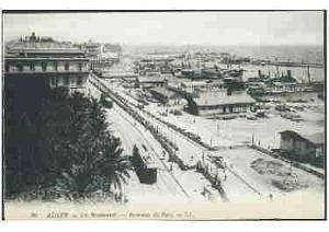 ALGER 89  AUTRE VUE DU PORT ET BD DE LA REPUBLIQUE
